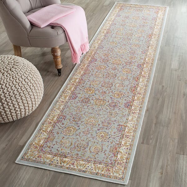 Safavieh Sevilla Sev811F Silver / Ivory Rugs.