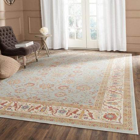 Safavieh Sevilla Sev811F Silver / Ivory Rugs.