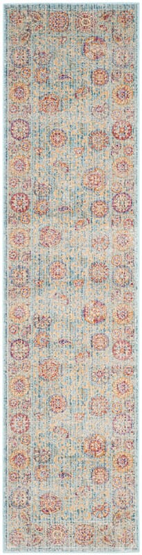 Safavieh Sevilla Sev812C Light Blue / Multi Rugs.