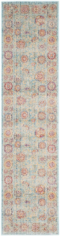 Safavieh Sevilla Sev812C Light Blue / Multi Area Rug