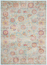 Safavieh Sevilla Sev812C Light Blue / Multi Rugs.