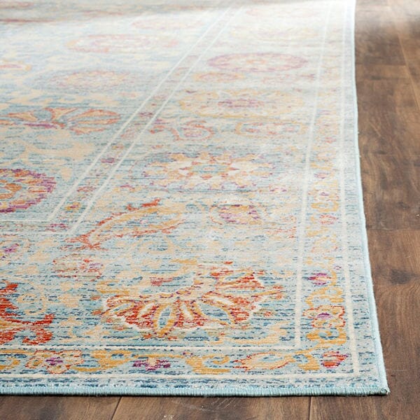 Safavieh Sevilla Sev812C Light Blue / Multi Rugs.