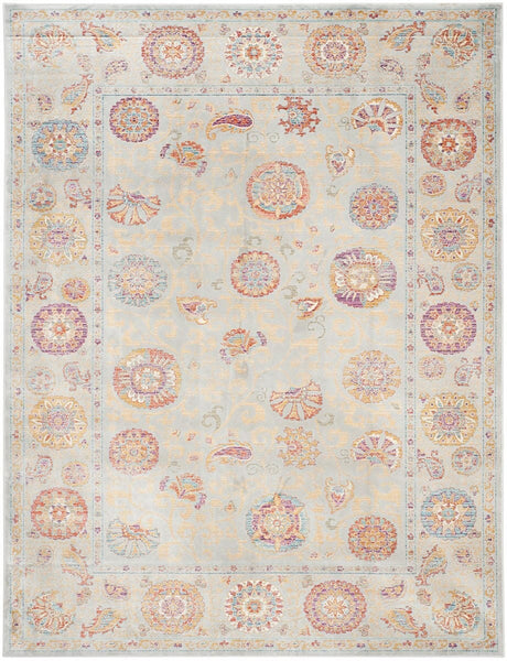 Safavieh Sevilla Sev812D Silver / Multi Rugs.