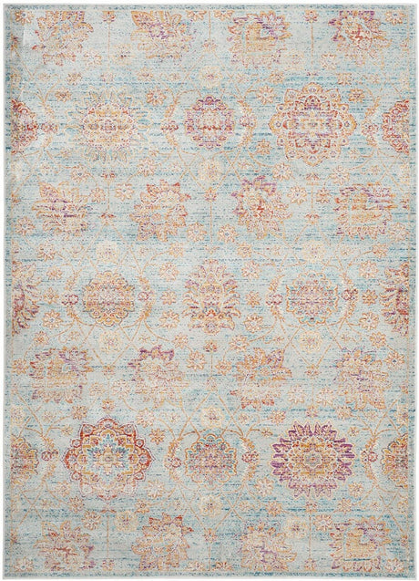 Safavieh Sevilla Sev814C Light Blue / Multi Rugs.