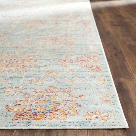 Safavieh Sevilla Sev814C Light Blue / Multi Rugs.