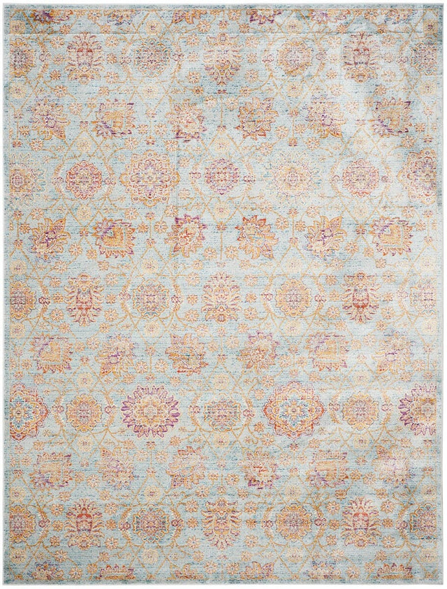 Safavieh Sevilla Sev814C Light Blue / Multi Area Rug