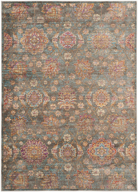 Safavieh Sevilla Sev814G Grey / Multi Vintage / Distressed Area Rug