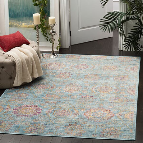 Safavieh Sevilla Sev814H Blue / Multi Rugs.