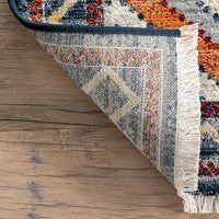 Nuloom Bernice Southweastern Borderd Nbe1539A Rust Area Rug