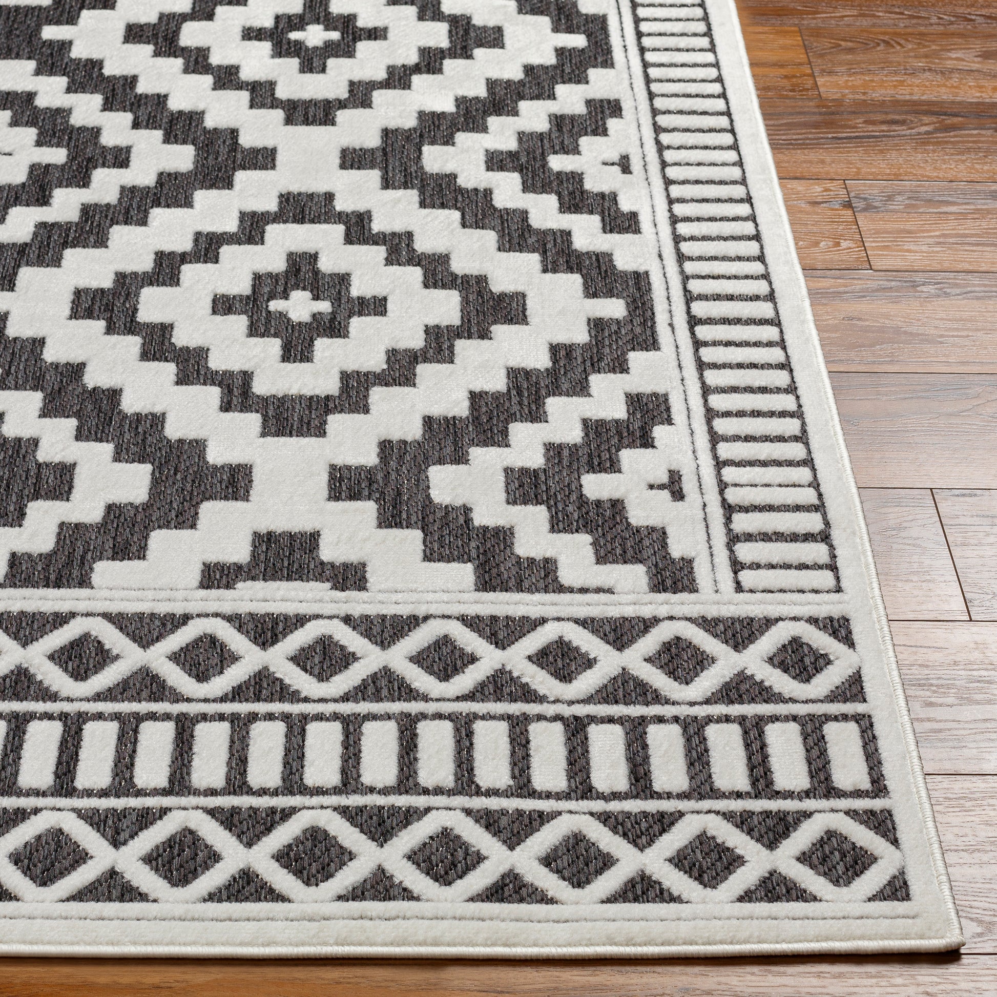 Surya San Diego Sfg-2301 Black Area Rug