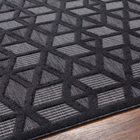 Surya San Diego Sfg-2308 Black Area Rug