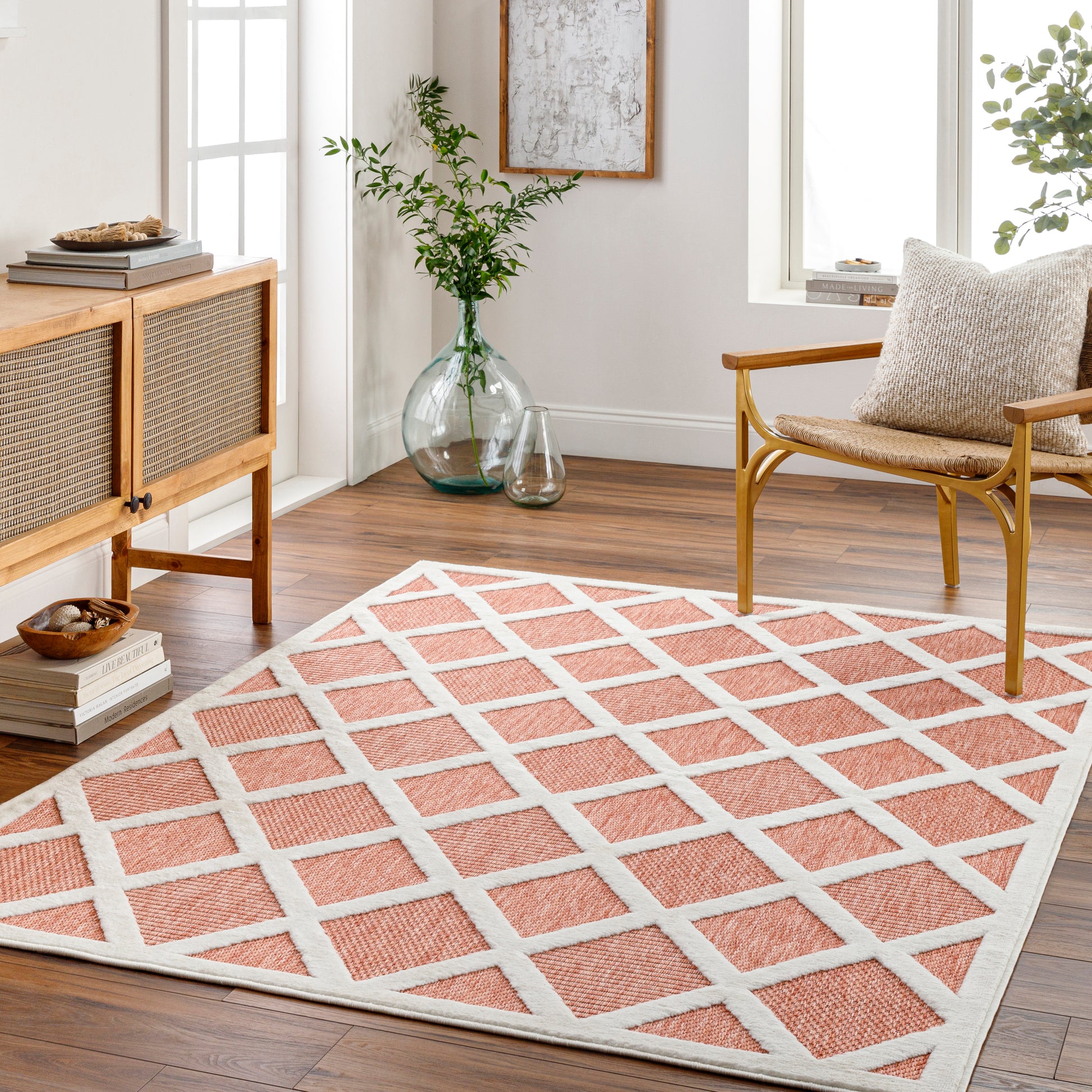 Surya San Diego Sfg-2316 Orange Area Rug