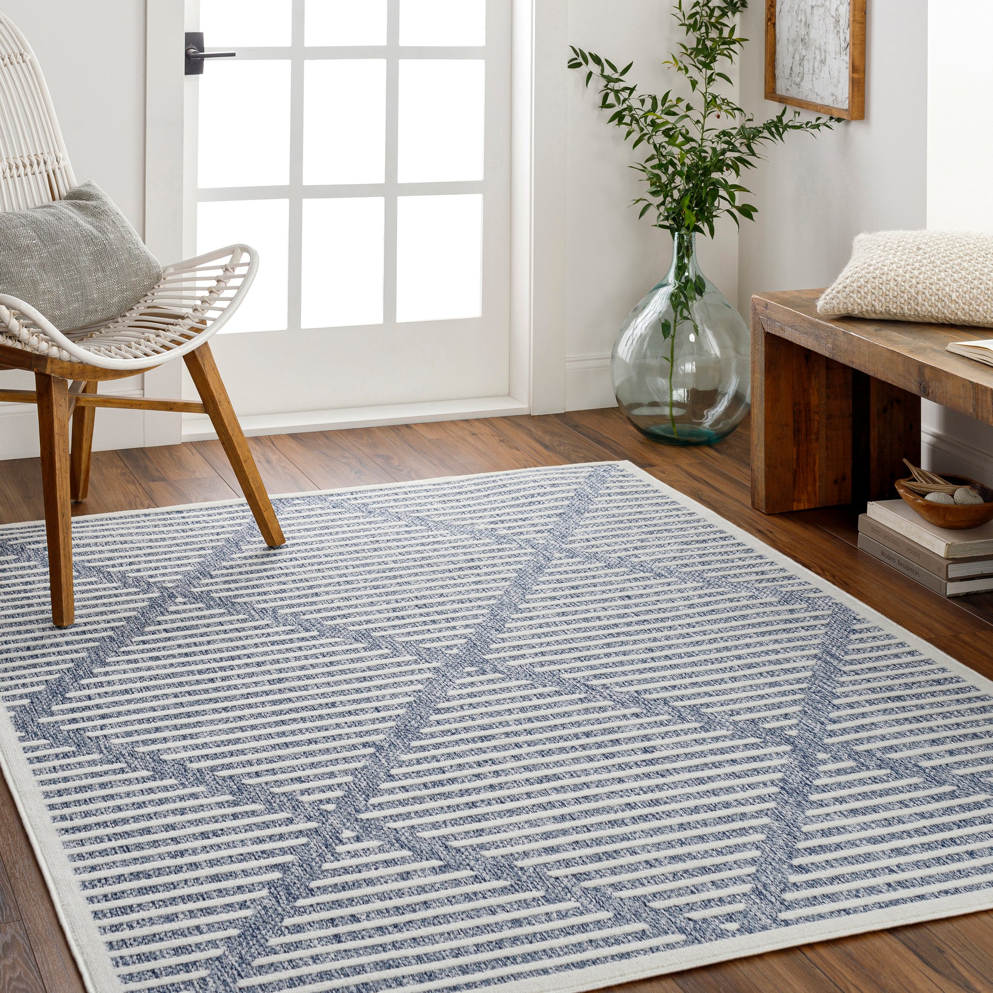 Surya San Diego Sfg-2320 Blue Area Rug