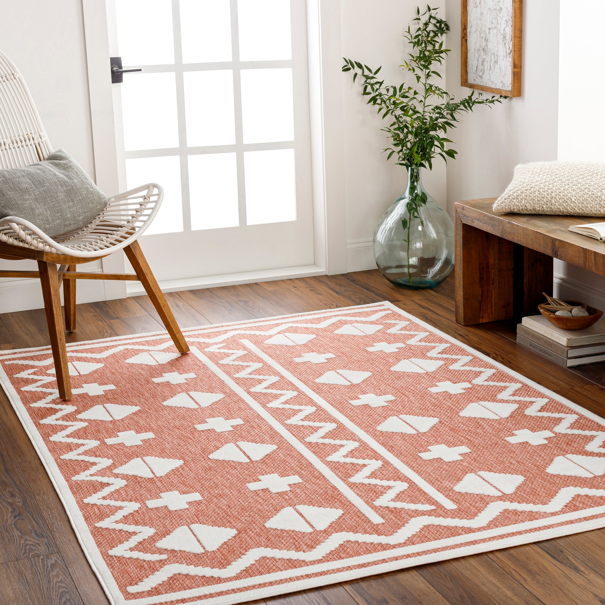 Surya San Diego Sfg-2328 Orange Area Rug