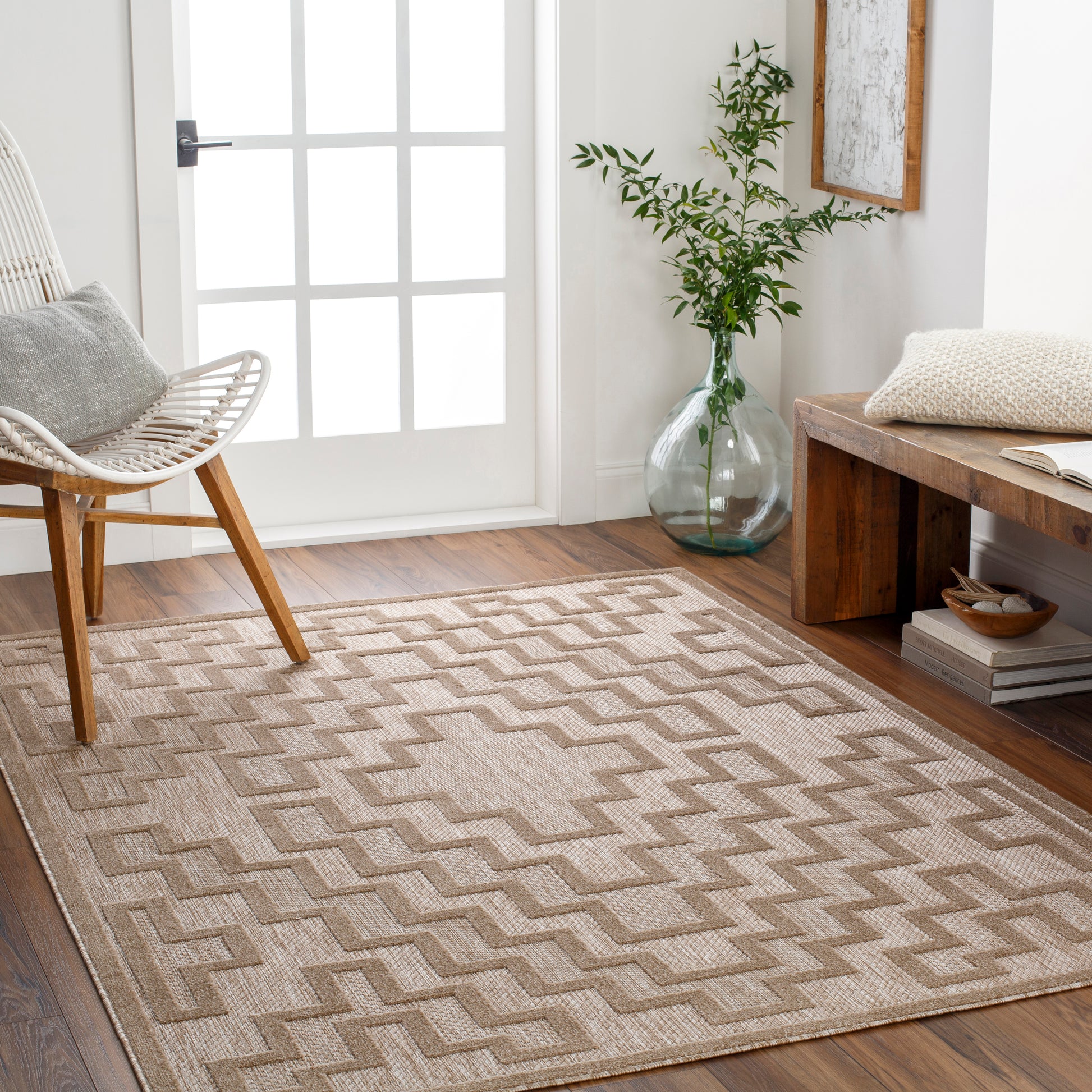 Surya San Diego Sfg-2329 Brown Area Rug