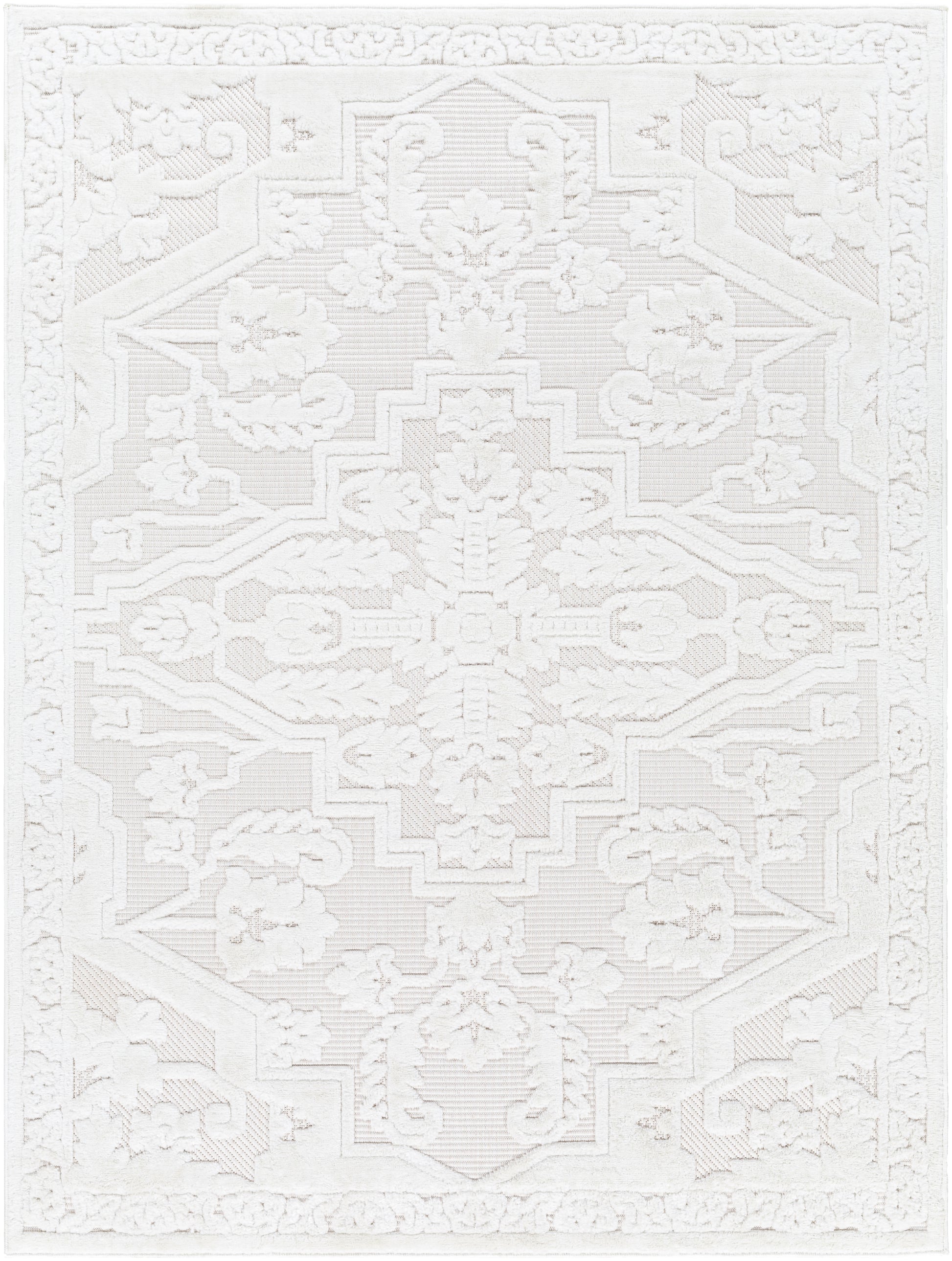 Surya San Diego Sfg-2339 White Area Rug