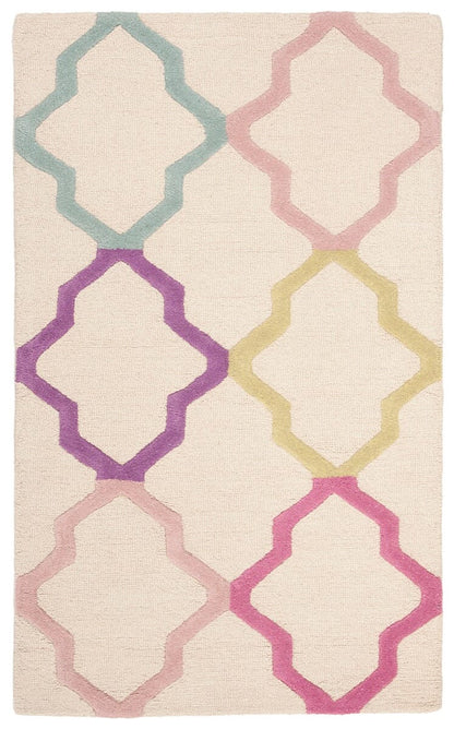 Safavieh Safavieh Kids Sfk102A Ivory / Multi Geometric Area Rug