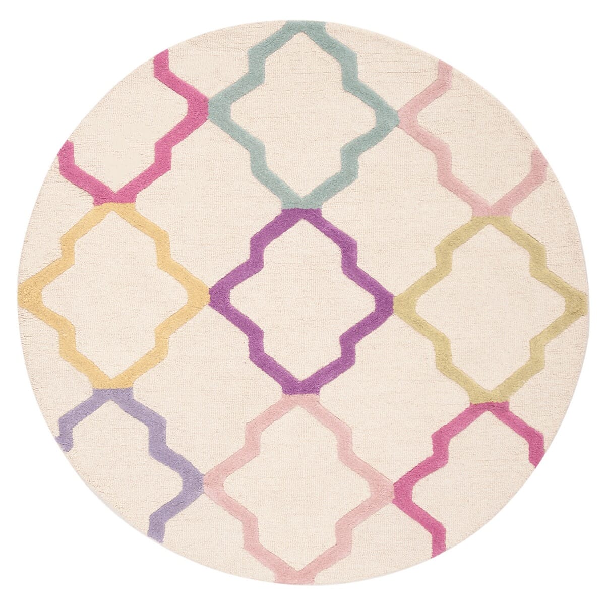 Safavieh Safavieh Kids Sfk102A Ivory / Multi Geometric Area Rug