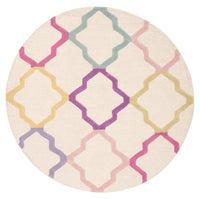 Safavieh Safavieh Kids Sfk102A Ivory / Multi Geometric Area Rug