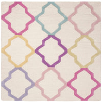 Safavieh Safavieh Kids Sfk102A Ivory / Multi Geometric Area Rug