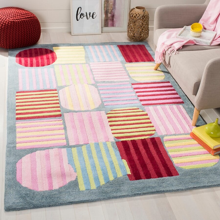 Safavieh Safavieh Kids Sfk312A Blue / Multi Kids Area Rug