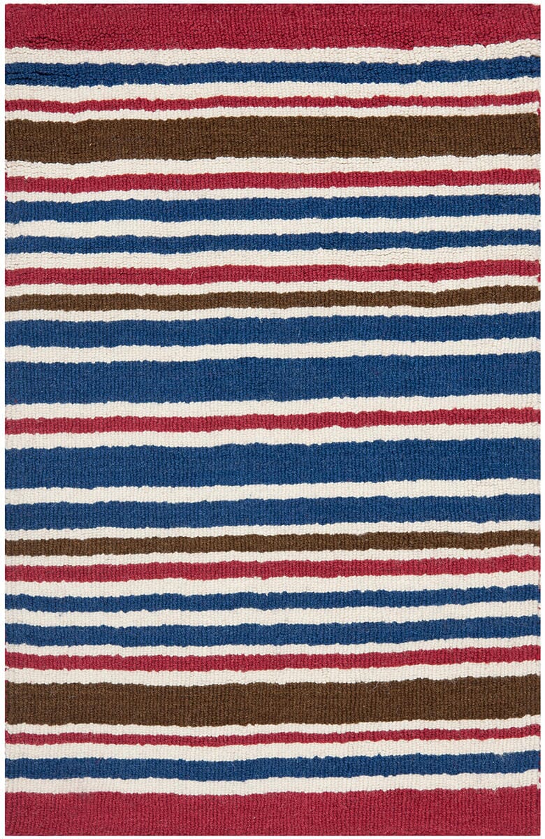 Safavieh Safavieh Kids Sfk315A Ivory / Multi Striped Area Rug