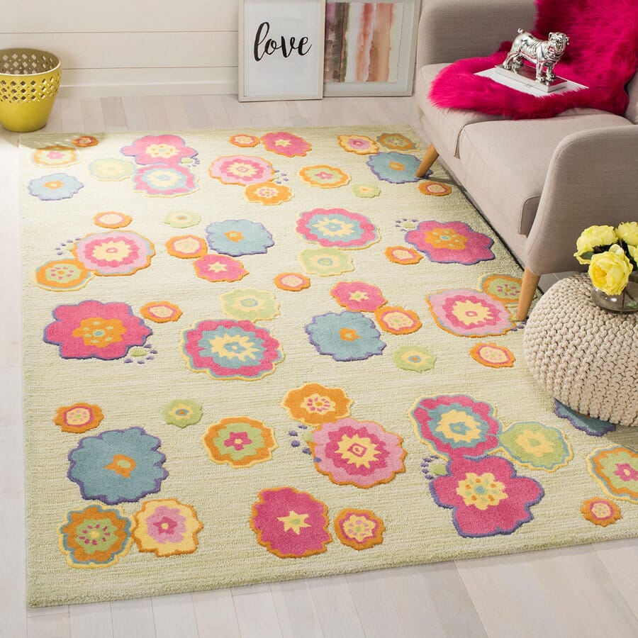 Safavieh Safavieh Kids Sfk316A Light Green / Multi Kids Area Rug