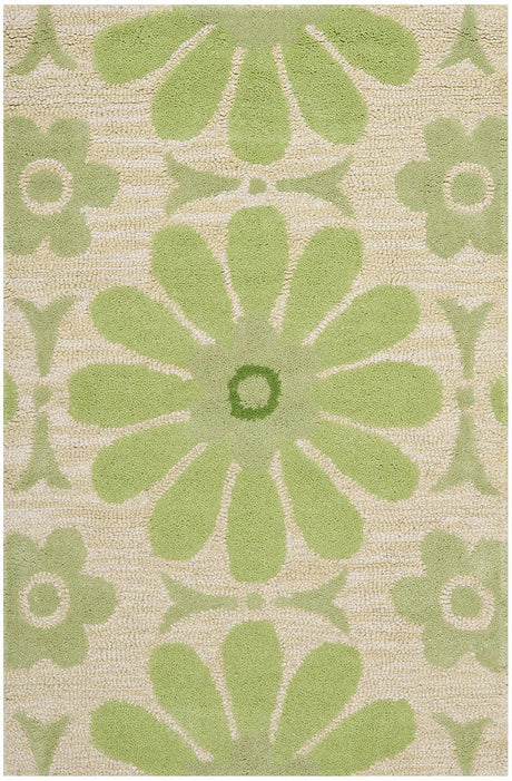 Safavieh Safavieh Kids Sfk319A Beige / Green Rugs.