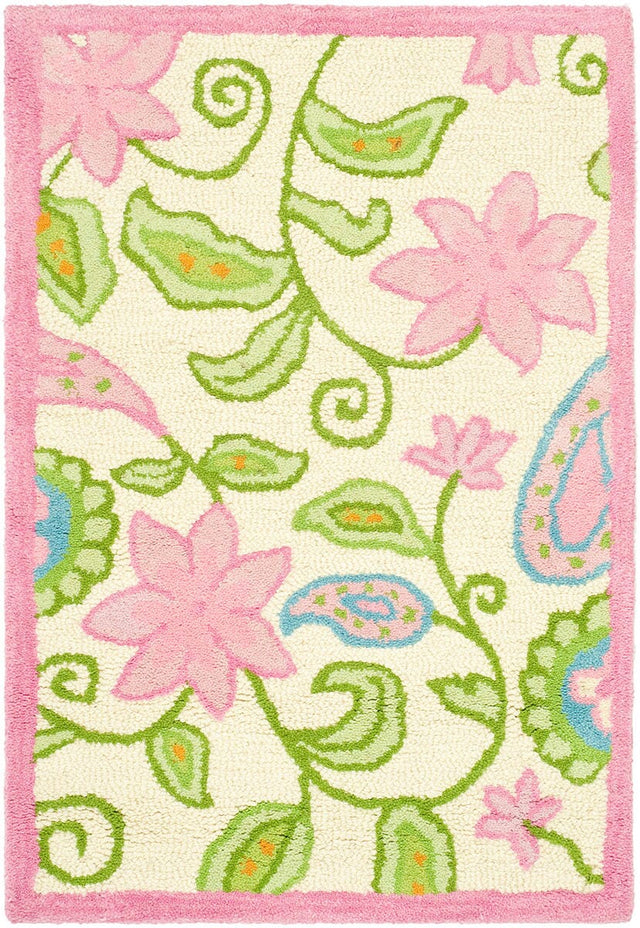 Safavieh Safavieh Kids sfk351a Ivory / Pink Rugs.