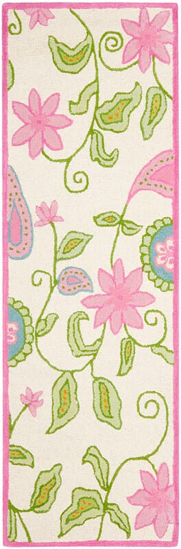 Safavieh Safavieh Kids sfk351a Ivory / Pink Rugs.