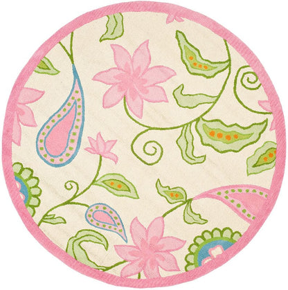 Safavieh Safavieh Kids Sfk351A Ivory / Pink Kids Area Rug