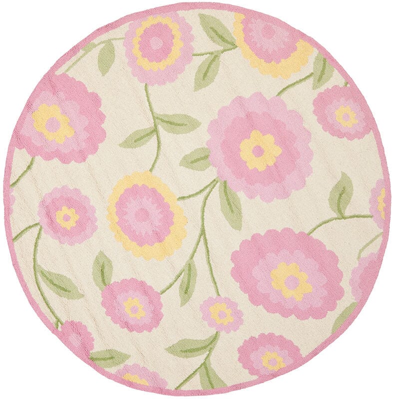 Safavieh Safavieh Kids Sfk355A Ivory / Pink Floral / Country Area Rug