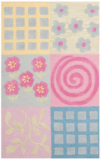 Safavieh Safavieh Kids Sfk356A Pink / Multi Geometric Area Rug