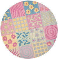 Safavieh Safavieh Kids Sfk356A Pink / Multi Geometric Area Rug