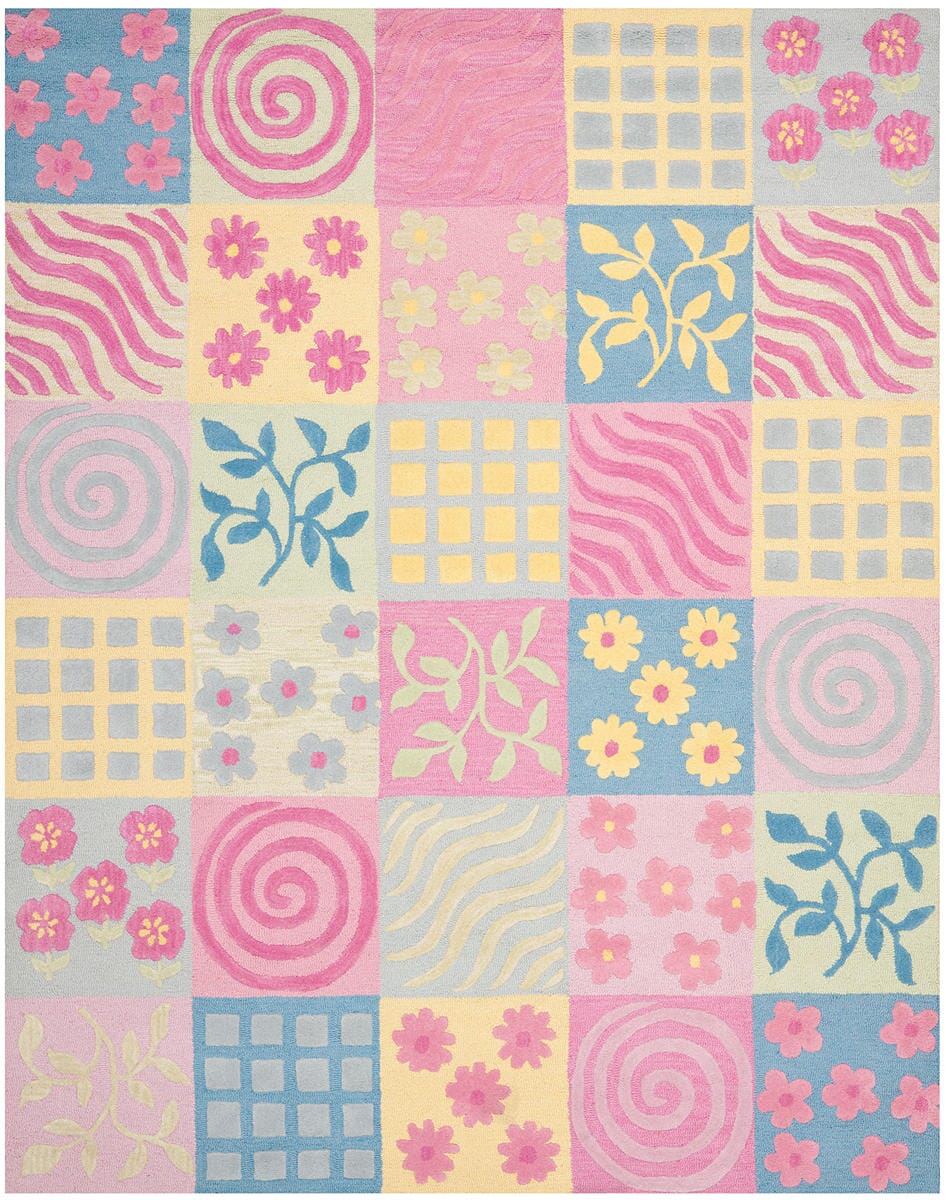 Safavieh Safavieh Kids Sfk356A Pink / Multi Geometric Area Rug