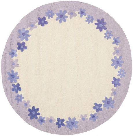 Safavieh Safavieh Kids Sfk357A Ivory / Lavander Rugs.