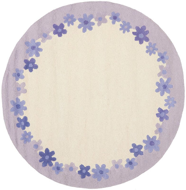 Safavieh Safavieh Kids Sfk357A Ivory / Lavander Rugs.