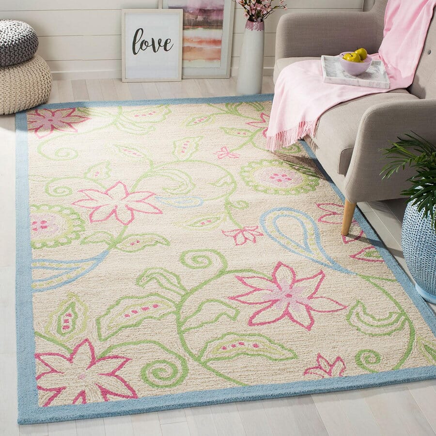 Safavieh Safavieh Kids sfk362a Ivory / Blue Kids Area Rug