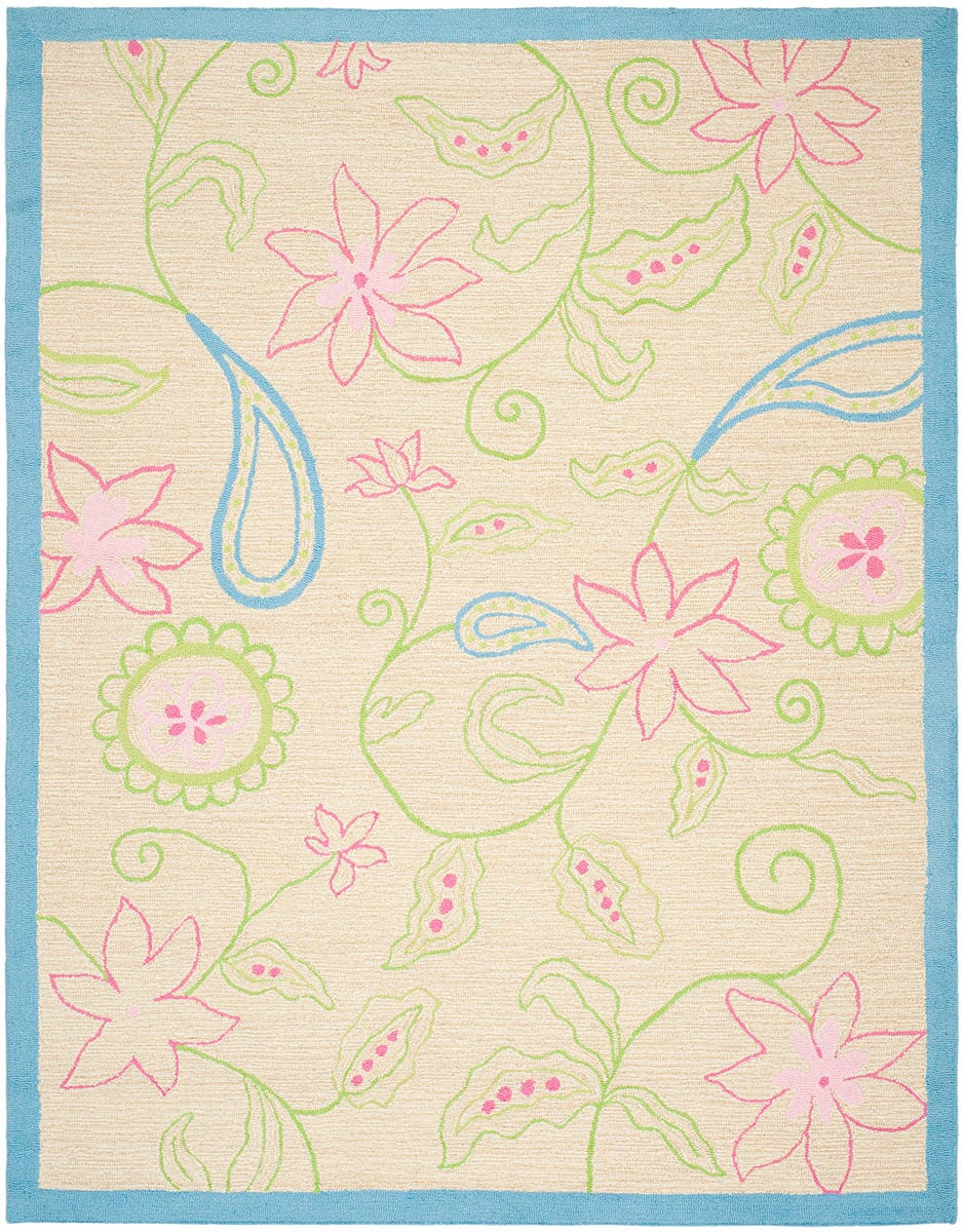 Safavieh Safavieh Kids sfk362a Ivory / Blue Kids Area Rug