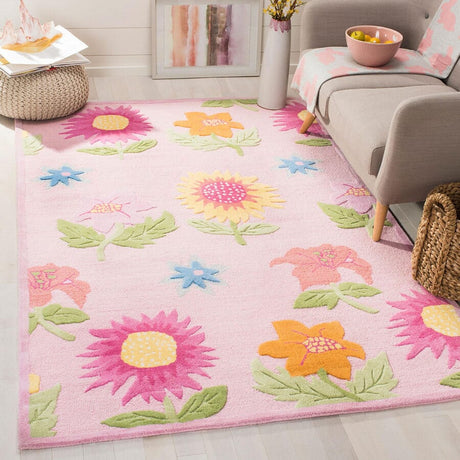 Safavieh Safavieh Kids sfk371a Pink / Pink Rugs.