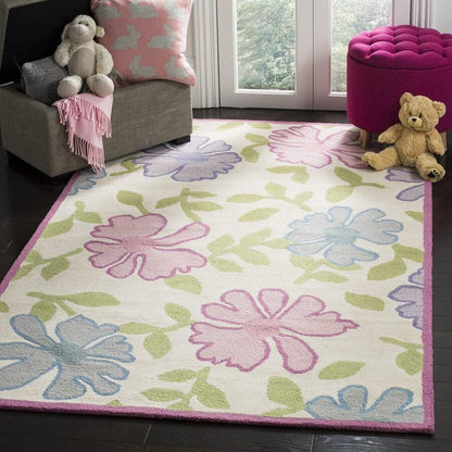 Safavieh Safavieh Kids sfk376a Ivory / Pink Kids Area Rug