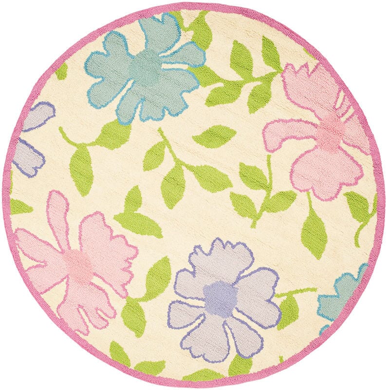 Safavieh Safavieh Kids sfk376a Ivory / Pink Kids Area Rug