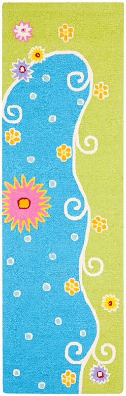 Safavieh Safavieh Kids sfk383a Blue / Green Rugs.