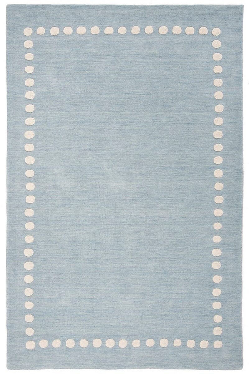 Safavieh Safavieh Kids Sfk802M Blue / Ivory Bordered Area Rug