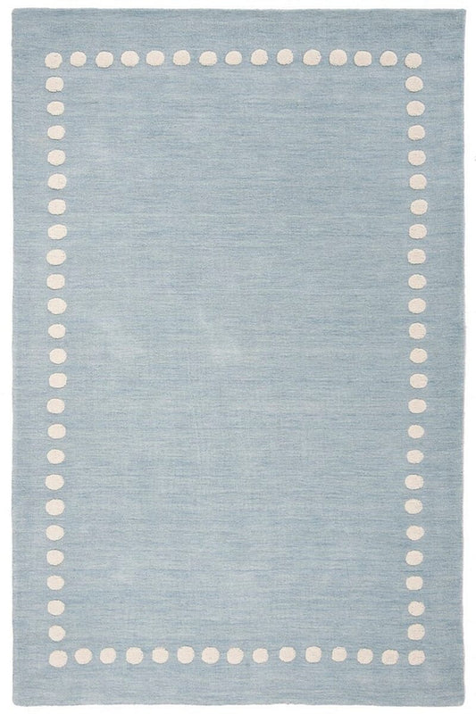 Safavieh Safavieh Kids Sfk802M Blue / Ivory Bordered Area Rug