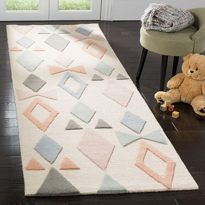 Safavieh Safavieh Kids Sfk901A Ivory / Multi Moroccan Area Rug