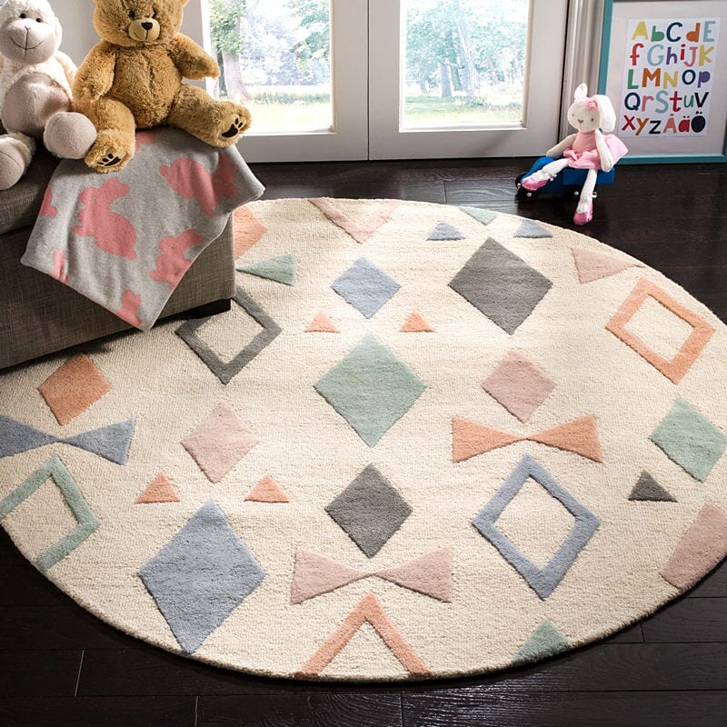 Safavieh Safavieh Kids Sfk901A Ivory / Multi Moroccan Area Rug