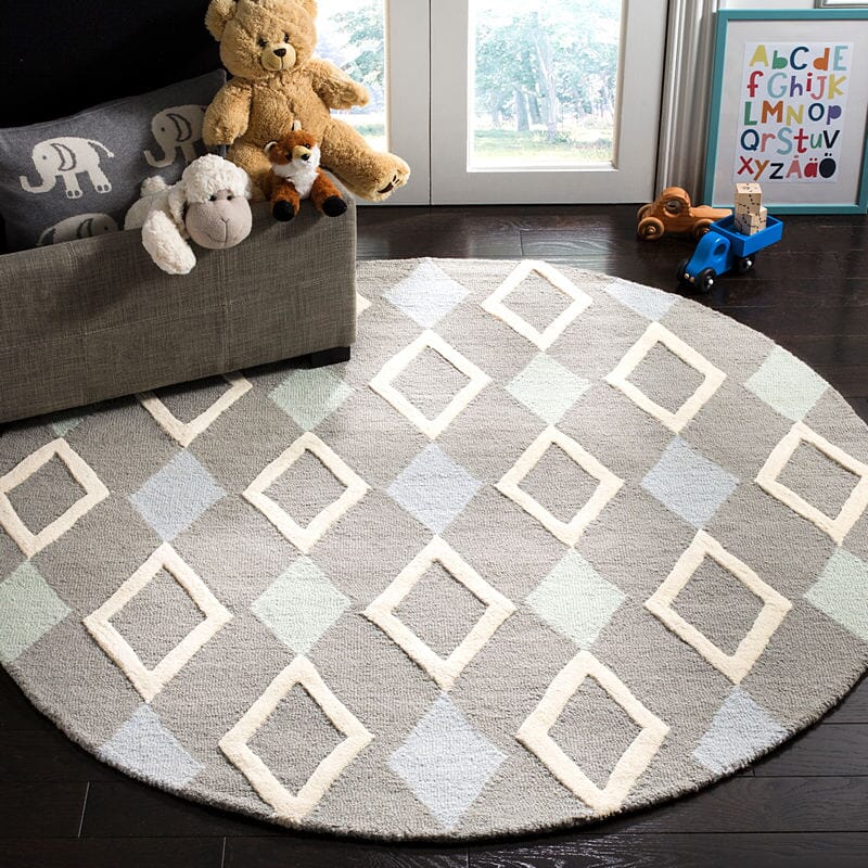 Safavieh Safavieh Kids Sfk902B Grey / Multi Moroccan Area Rug