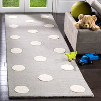 Safavieh Safavieh Kids Sfk904C Grey / Ivory Geometric Area Rug