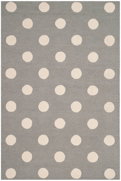 Safavieh Safavieh Kids Sfk904C Grey / Ivory Geometric Area Rug